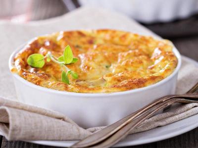 Gratin de courgettes au chèvre